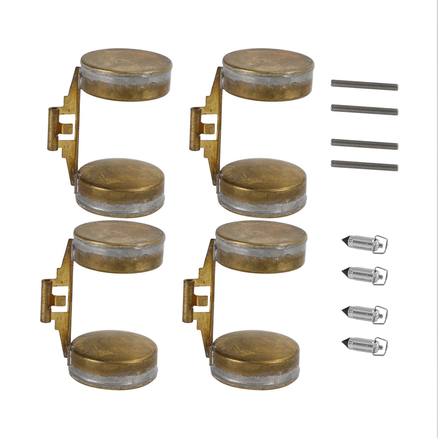 Honda CB100 CB350 XL100 XL125 XL175 SL100 4X kit riparazione carburatore galleggiante