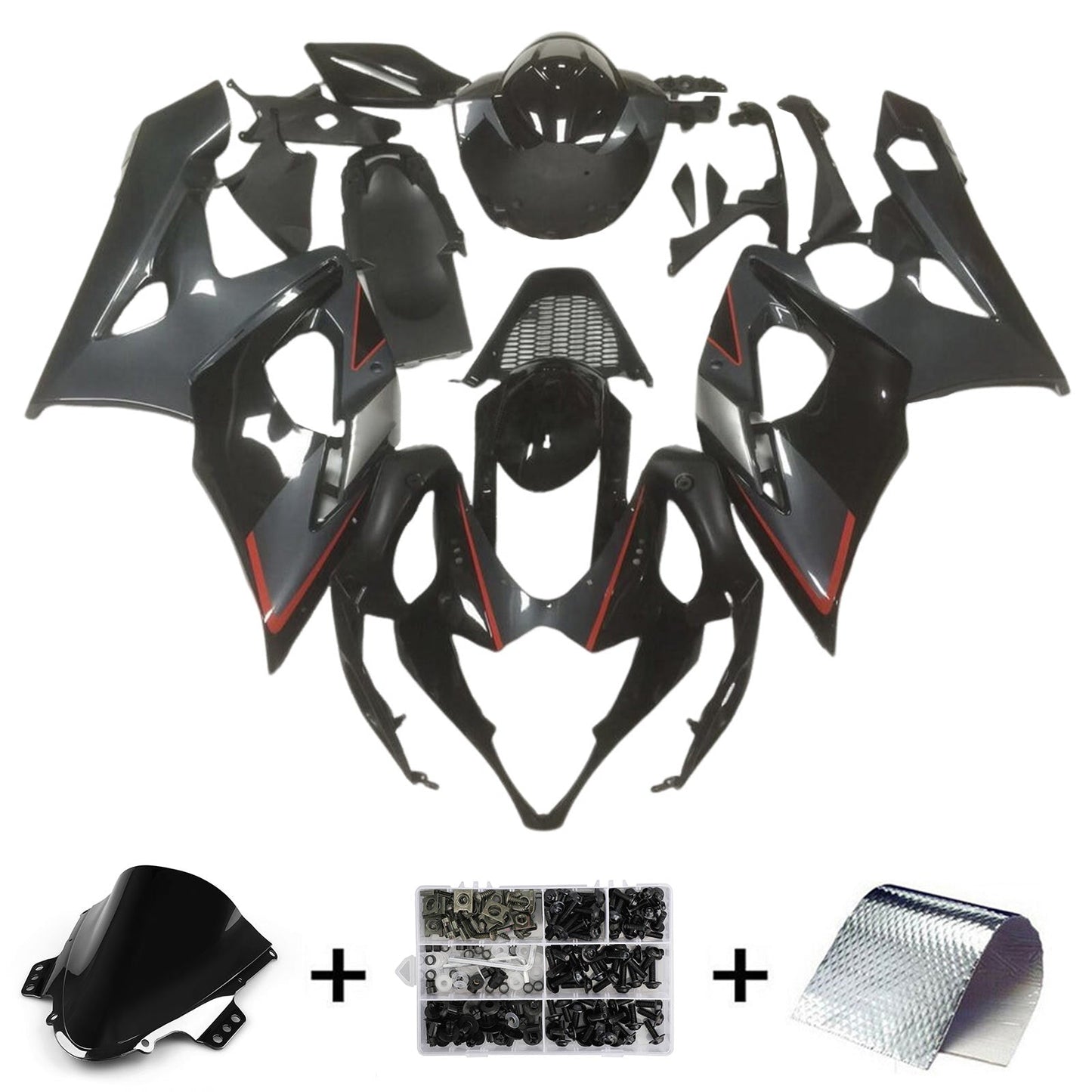Amotopart Suzuki GSXR1000 2005-2006 K5 Kit carena Carrozzeria Plastica ABS