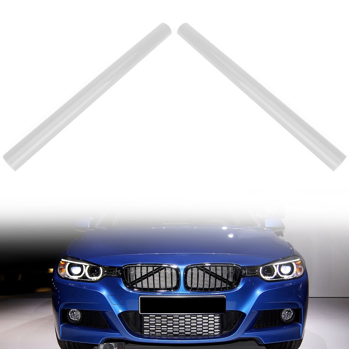 #A Colore Supporto Grill Bar V Brace Wrap per BMW F30 F31 F32 F33 F34 F35 Bianco