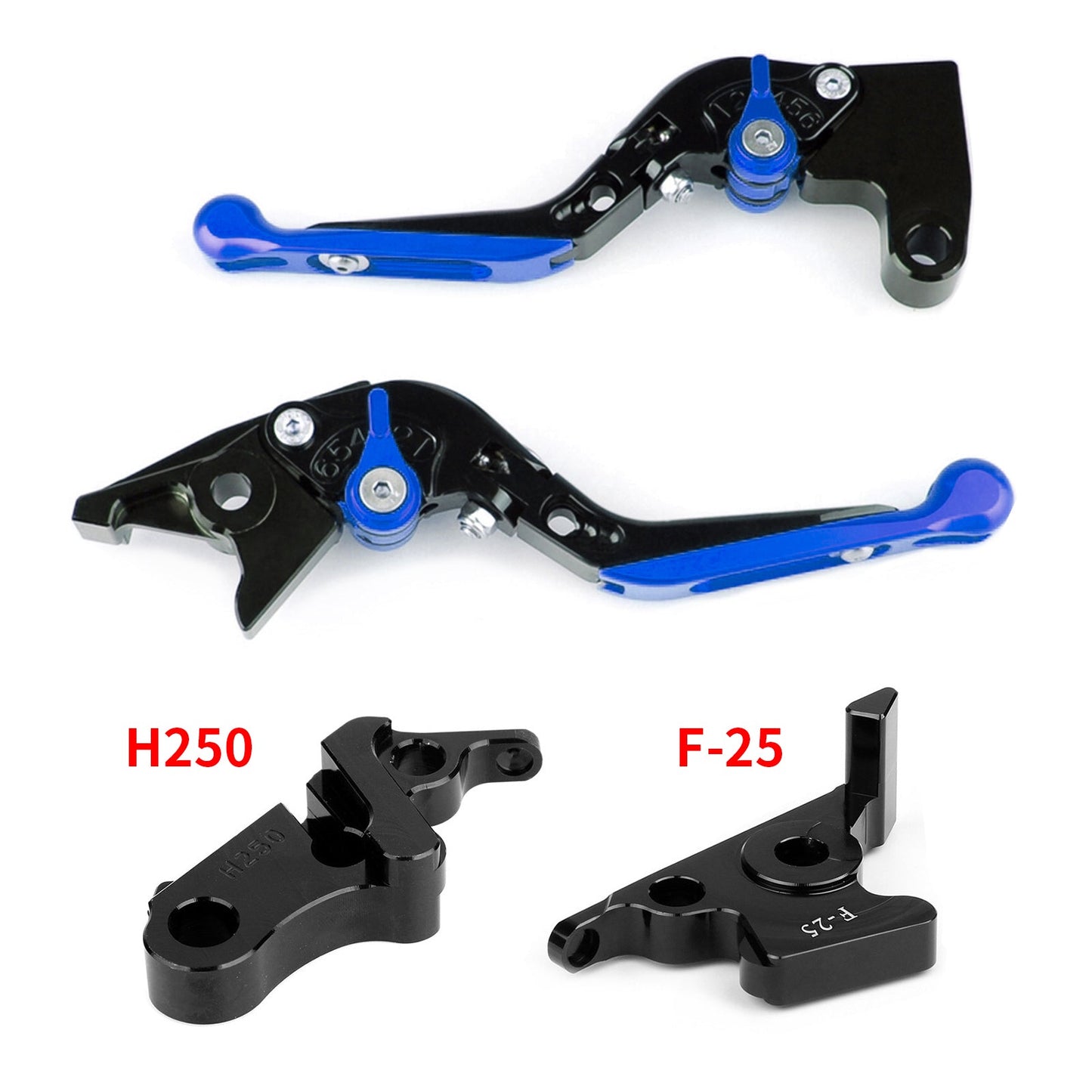 Leva freno frizione regolabile per Honda CB500F CBR500R CBR250R CBR300RR CB300F Generico