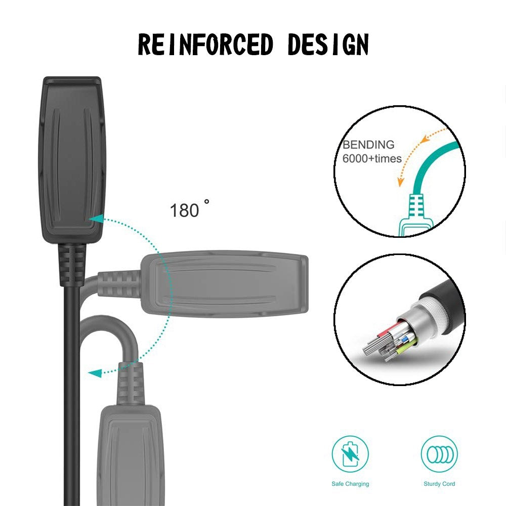 Caricabatterie Cavo dati di ricarica USB per Garmin Watch Approach G10/S20/Vivomove HR