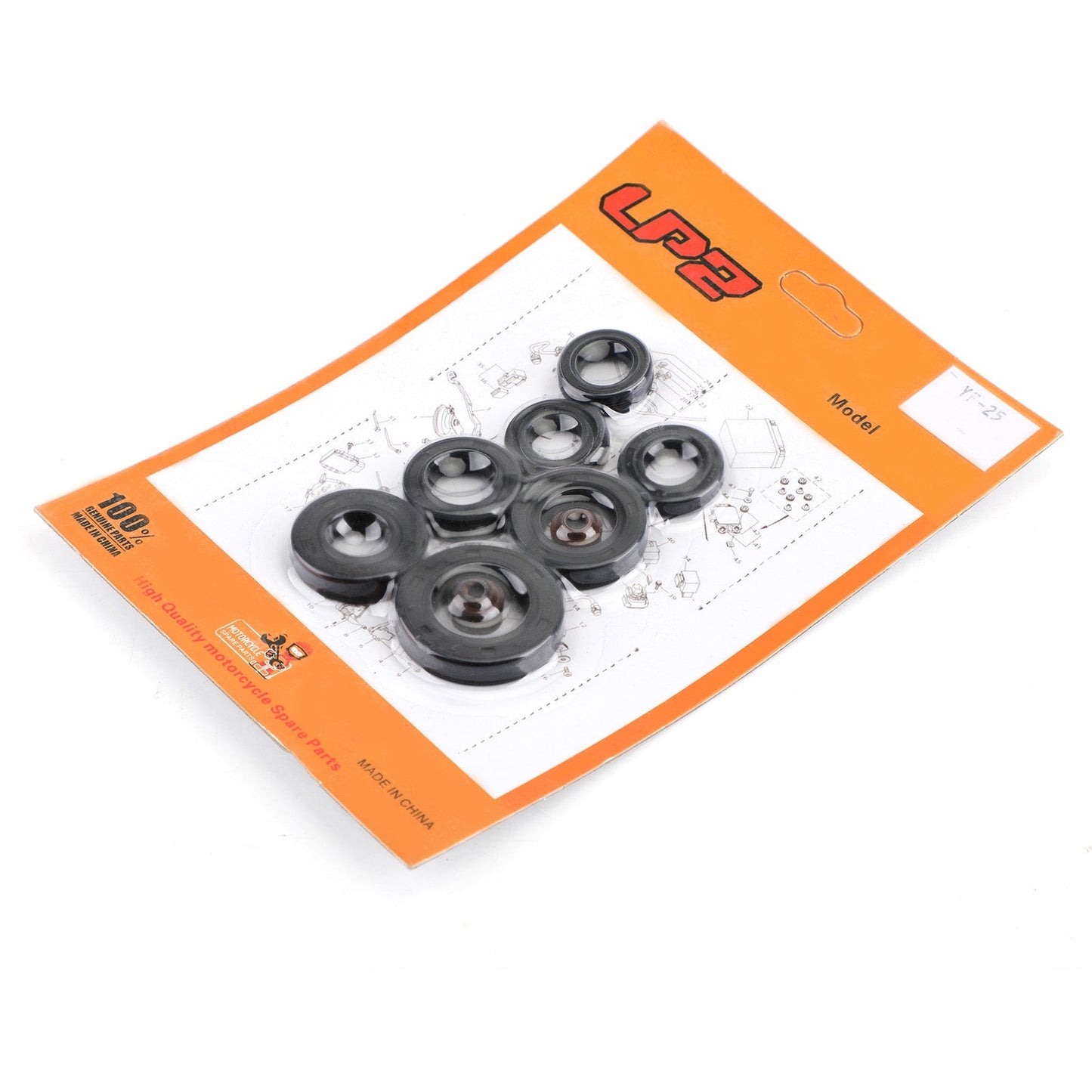 Kit guarnizioni olio motore Set 9 pezzi guarnizioni per Honda XL200R XL185 XL185S 1979-1993 Generico