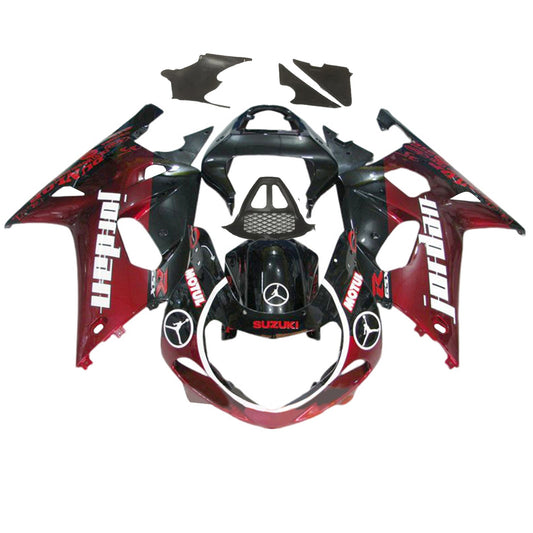 Amotopart Suzuki GSXR1000 2000-2002 K1 K2 Kit carena Carrozzeria Plastica ABS