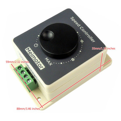 DC 10-60V 10-20A Modulatore di larghezza di impulso PWM Regolatore di velocità del motore CC impermeabile