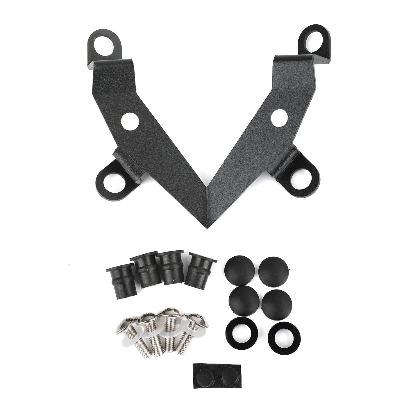 Parabrezza parabrezza moto ABS 4mm per Kawasaki Z125 2019-2020 generico