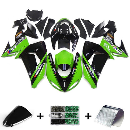 Amotopart Kawasaki ZX10R 2006-2007 Kit carena Carrozzeria Plastica ABS