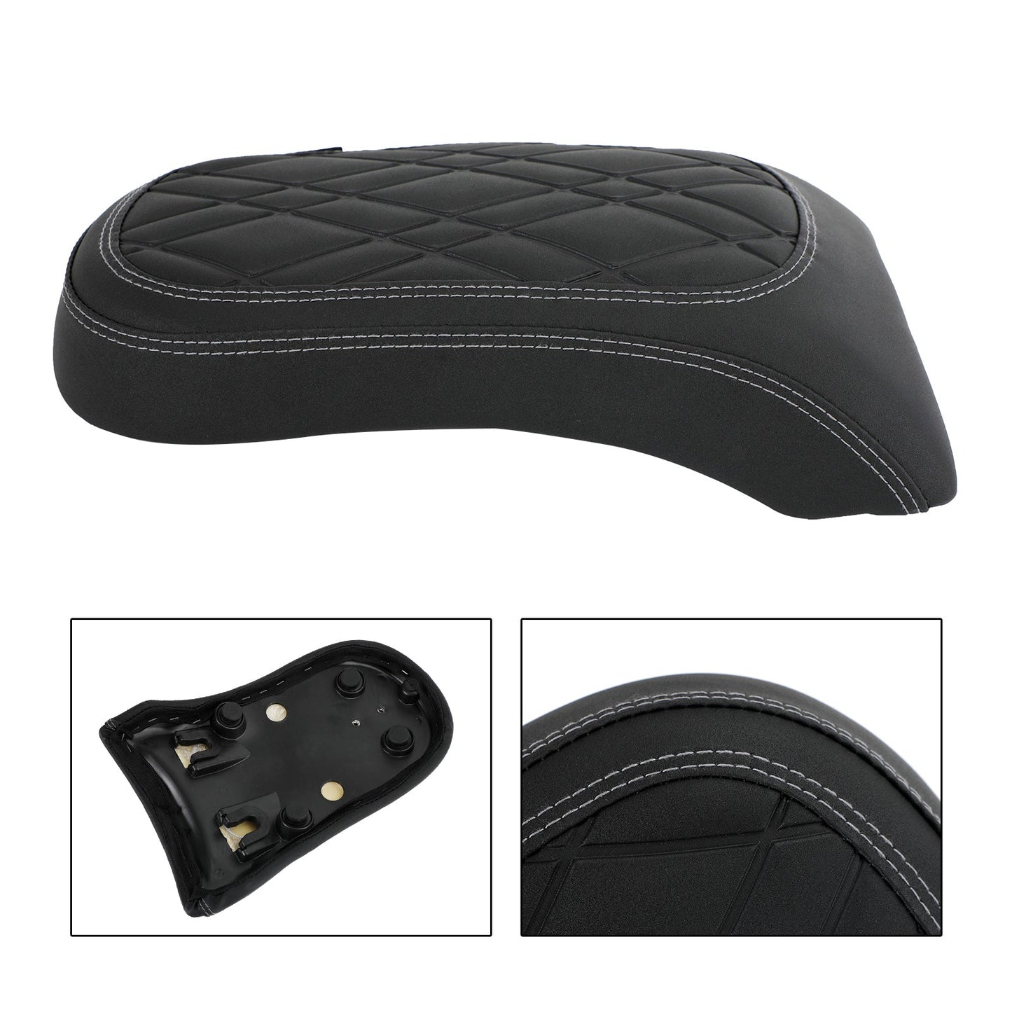 BMW R18 Bikes 2020-2022 2021 Cuscino passeggero sedile posteriore Flat Pu Black Grid