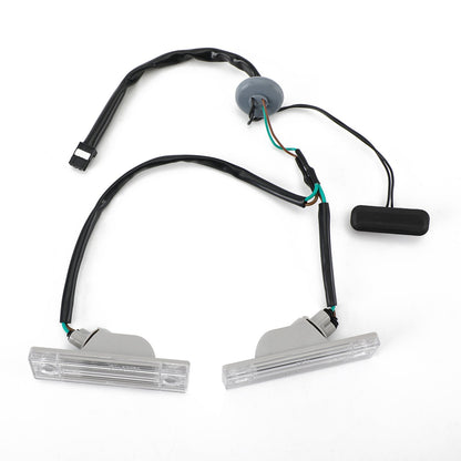 Interruttore di rilascio del bagagliaio posteriore Lampada targa Fit Chevy Cruze Orlando 2011-2014 con luce Generico