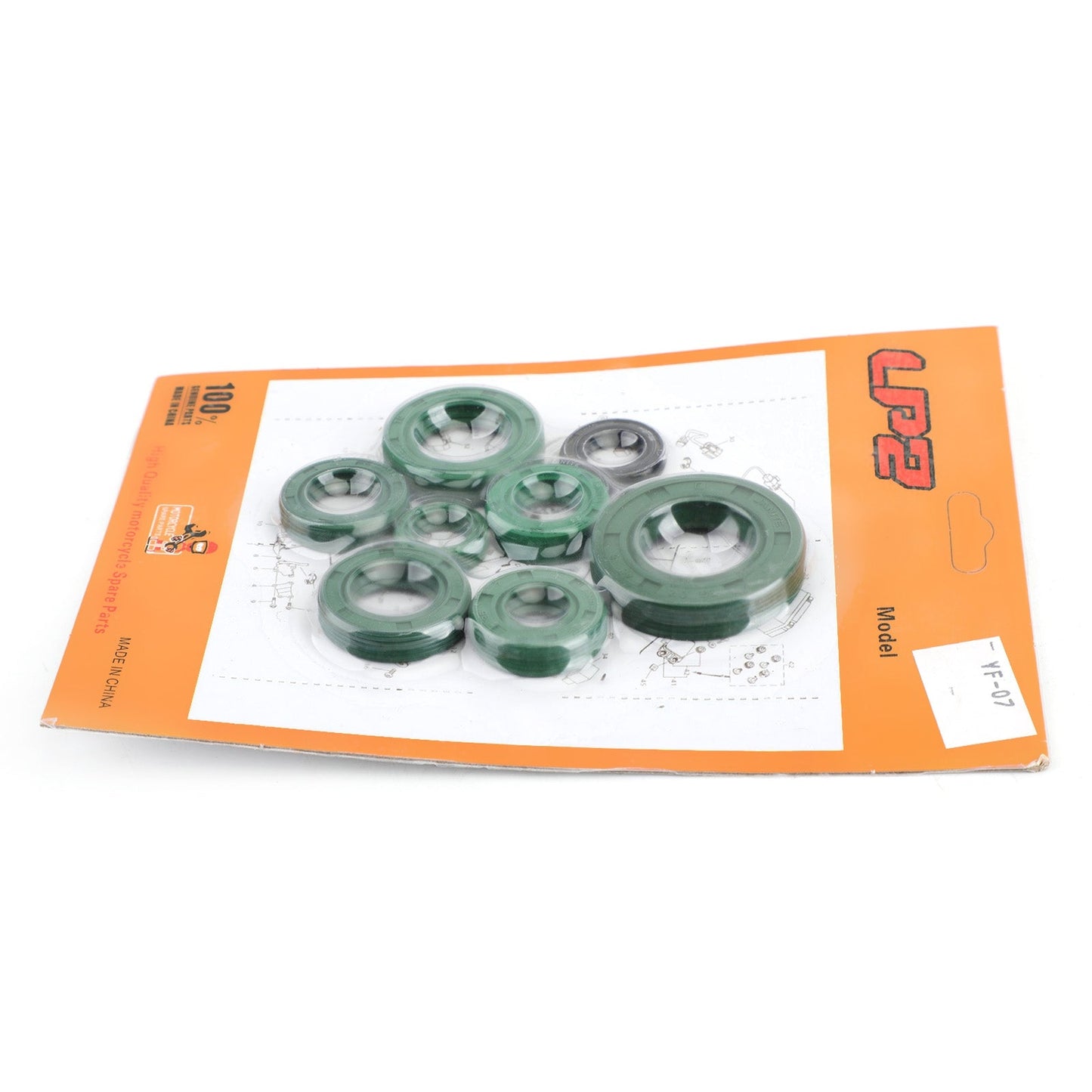 Kit guarnizioni olio motore Set 8 pezzi guarnizioni per Honda CR80R CR85R 1986-2007 cr 80r 85r Generico