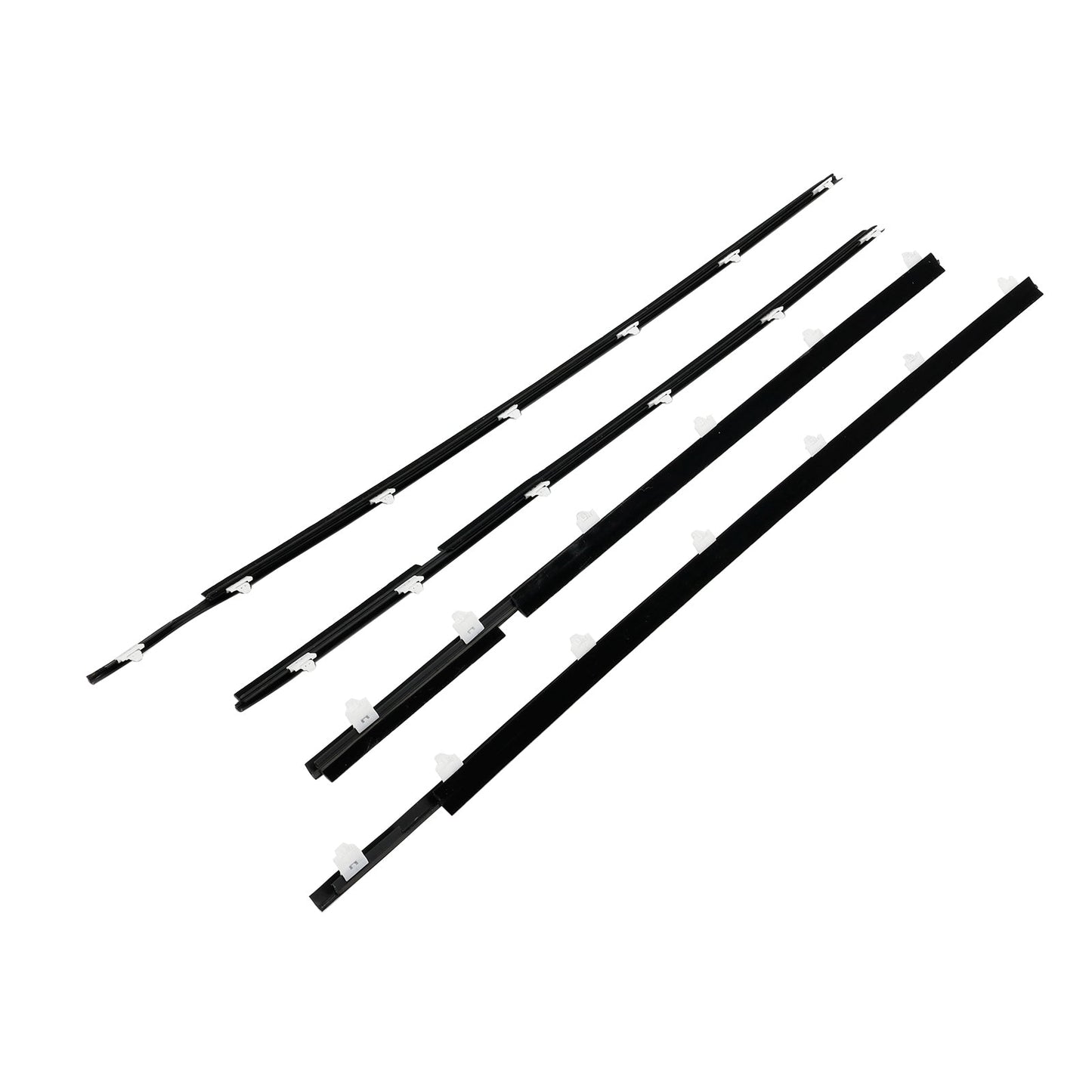 4 pezzi Guarnizione esterna della cinghia della porta per Toyota Land Cruiser FJ80 HDJ81 90-98