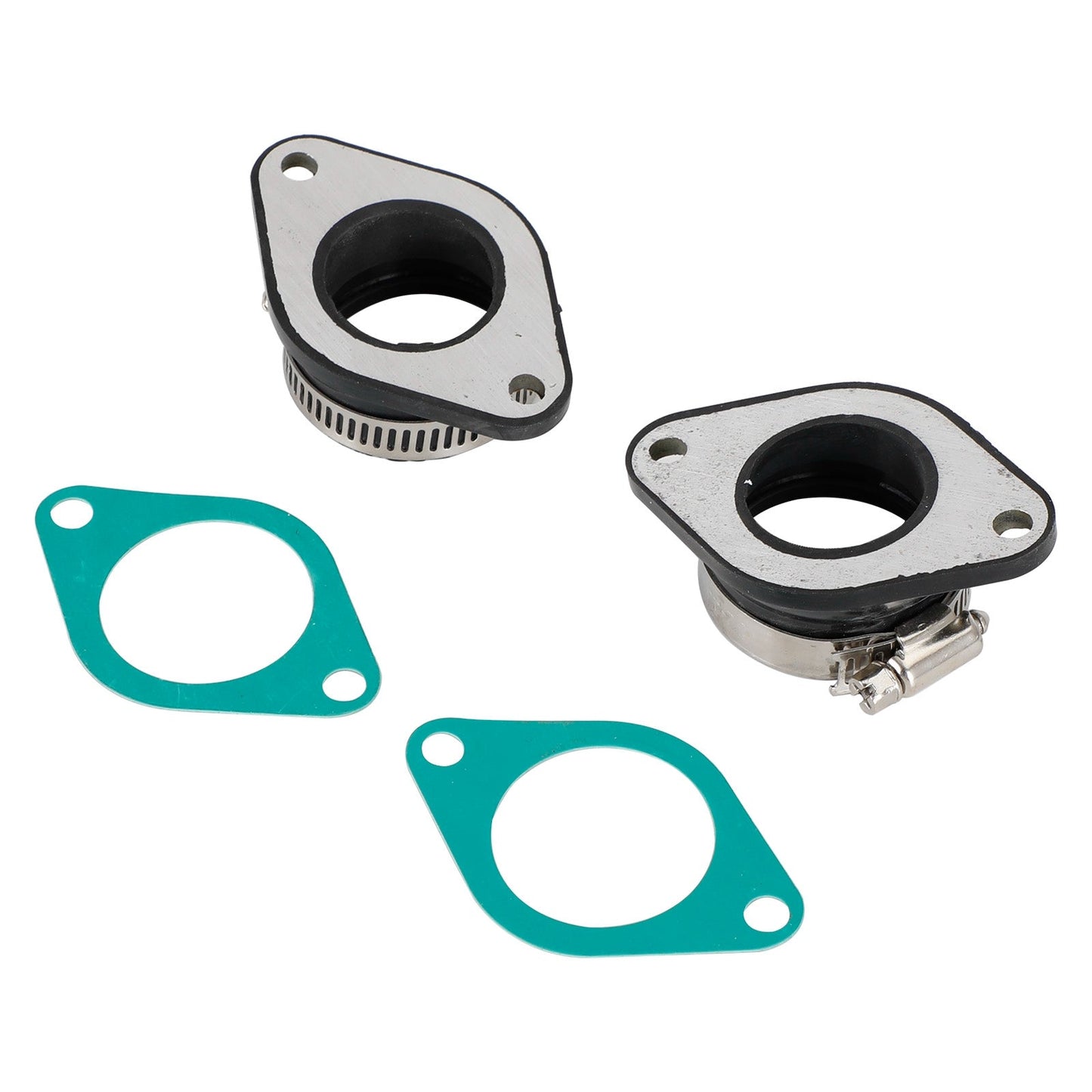 Honda 68-73 CB350 CL350 SL350 16211-286-040 2x Collettore di Aspirazione Stivali Carb Per