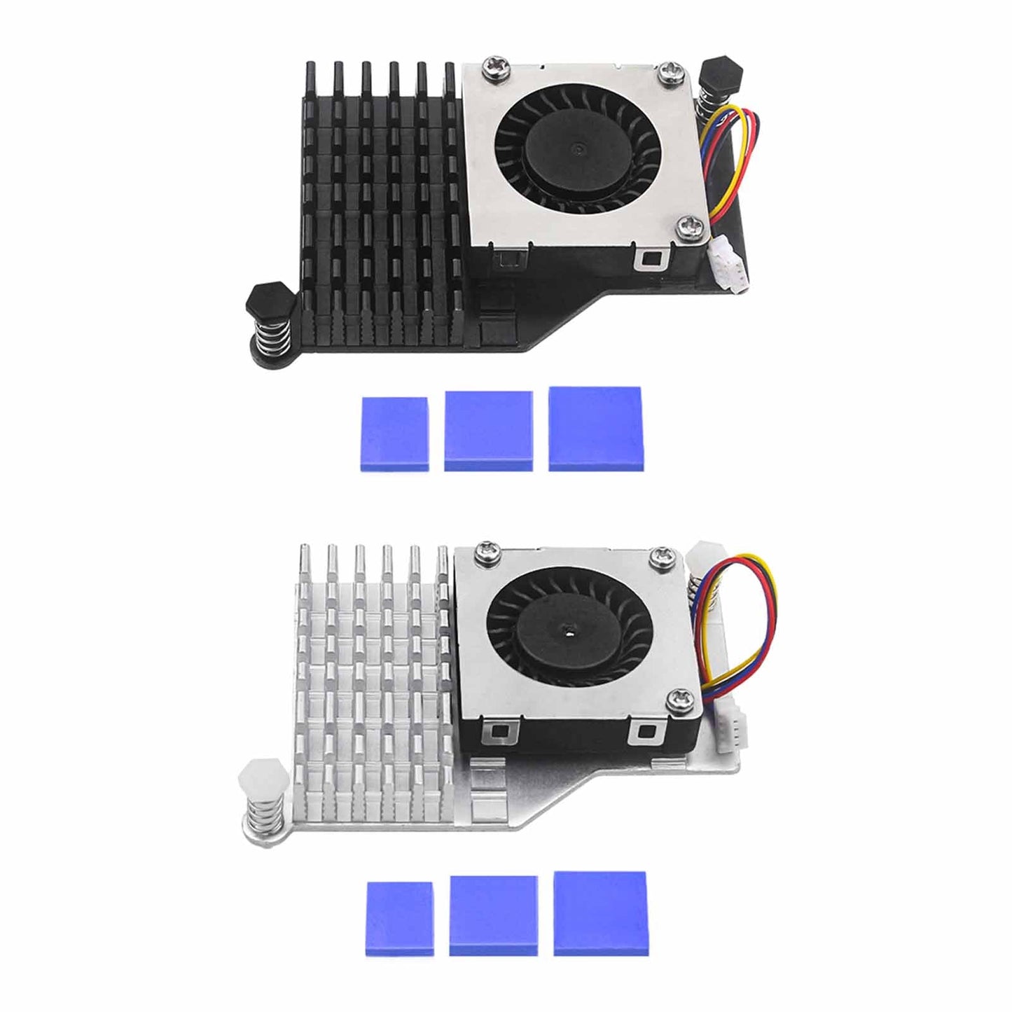 Ventola soffiante per dissipatore di calore in alluminio Raspberry pi con dispositivo di raffreddamento attivo per radiatore di quinta generazione