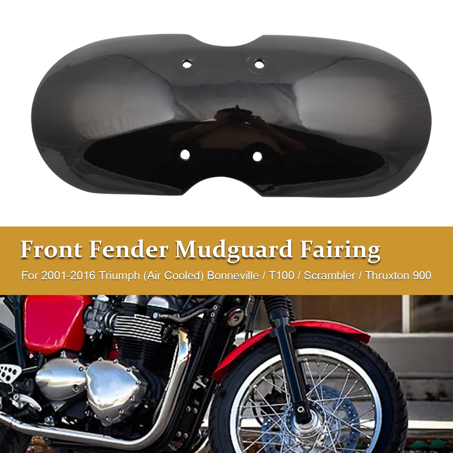2001-2016 Bonneville T100 Scrambler Thruxton parafango parafango anteriore