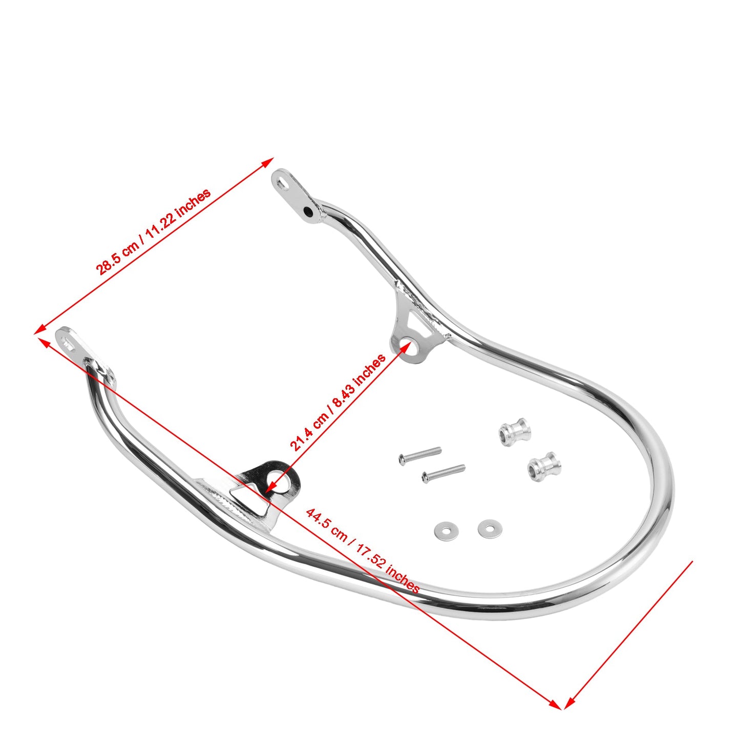 Supporto per bracciolo passeggero posteriore per moto Kawasaki Z900RS 2018-2025