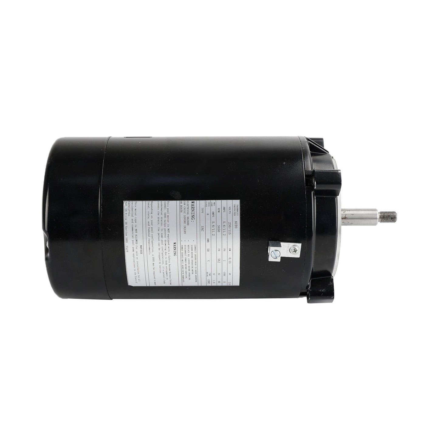 Motore per pompa per piscina con flangia rotonda UST1072 3/4HP 115/230V Motore per pompa per piscina