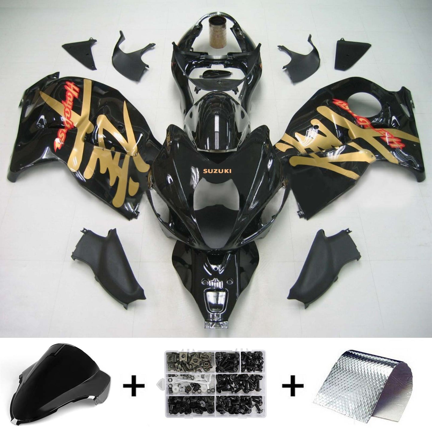 Suzuki Hayabusa GSXR1300 1999-2007 Kit Carenatura Carrozzeria Plastica ABS