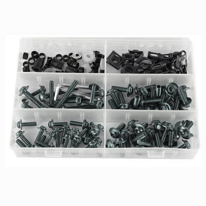 177PCS Kit bulloni per carenatura moto Sportbikes Viti di fissaggio M5/M6 Titanio