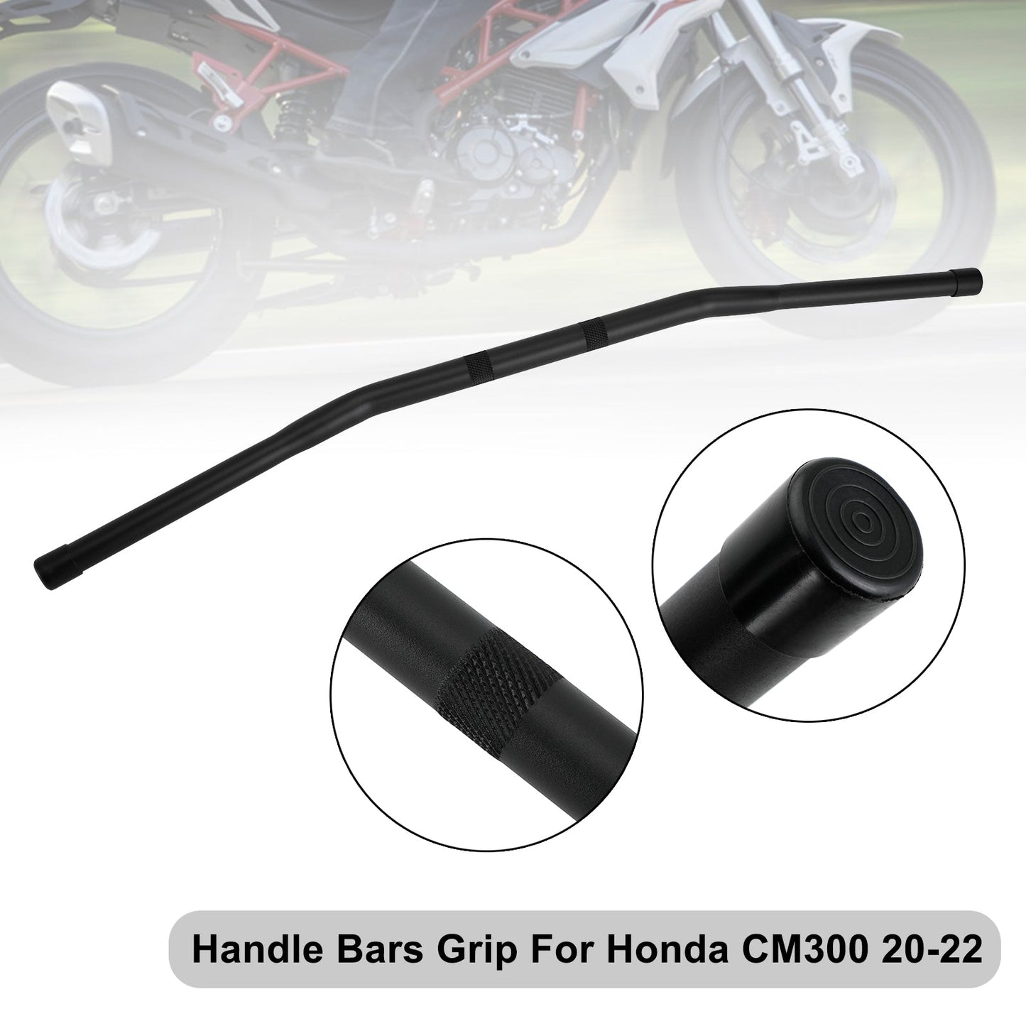 Manubrio Honda Cm300 2020-2022 2021 Alluminio 7/8" 22Mm Manubrio Nero