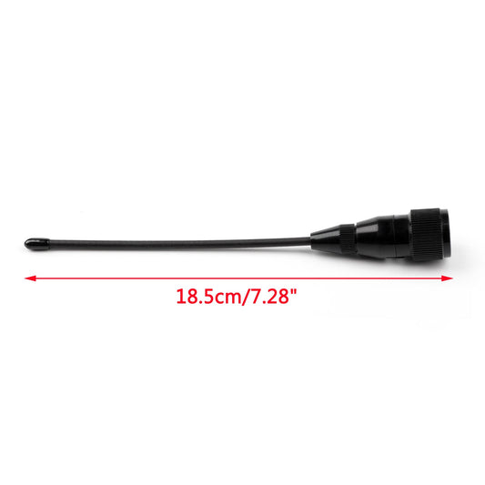 1 PZ 10 W Uhf 400-470 MHz Auto Radio Antenna In Gomma Corta PL259 Connettore Maschio