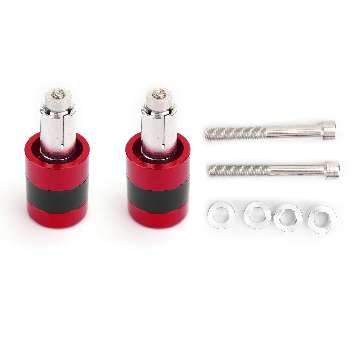 Anti Vibrazione 7/8" 22mm Manubrio Tappo Terminale M6/M8 Bullone Cursore Peso Riduzione Generico