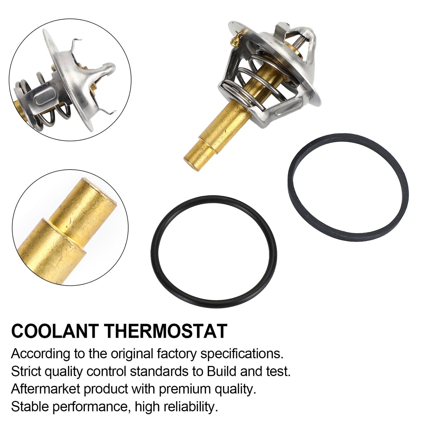 Termostato refrigerante per Mercedes Benz Classe C W203 S203 180 200 230 2712000015 Generico