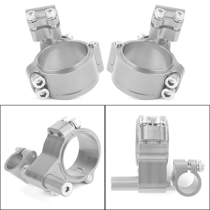 Kit manubrio forcella tubo forcella CNC girevole regolabile universale da 37 mm