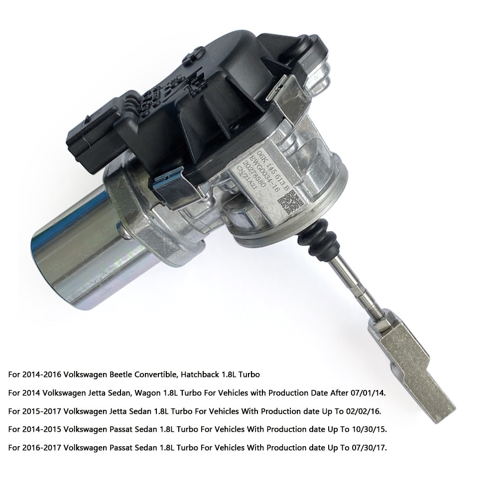 Turbocompressore Wastegate Attuatore 06K145613B per VW Passat B7 1.8 2014- Generico