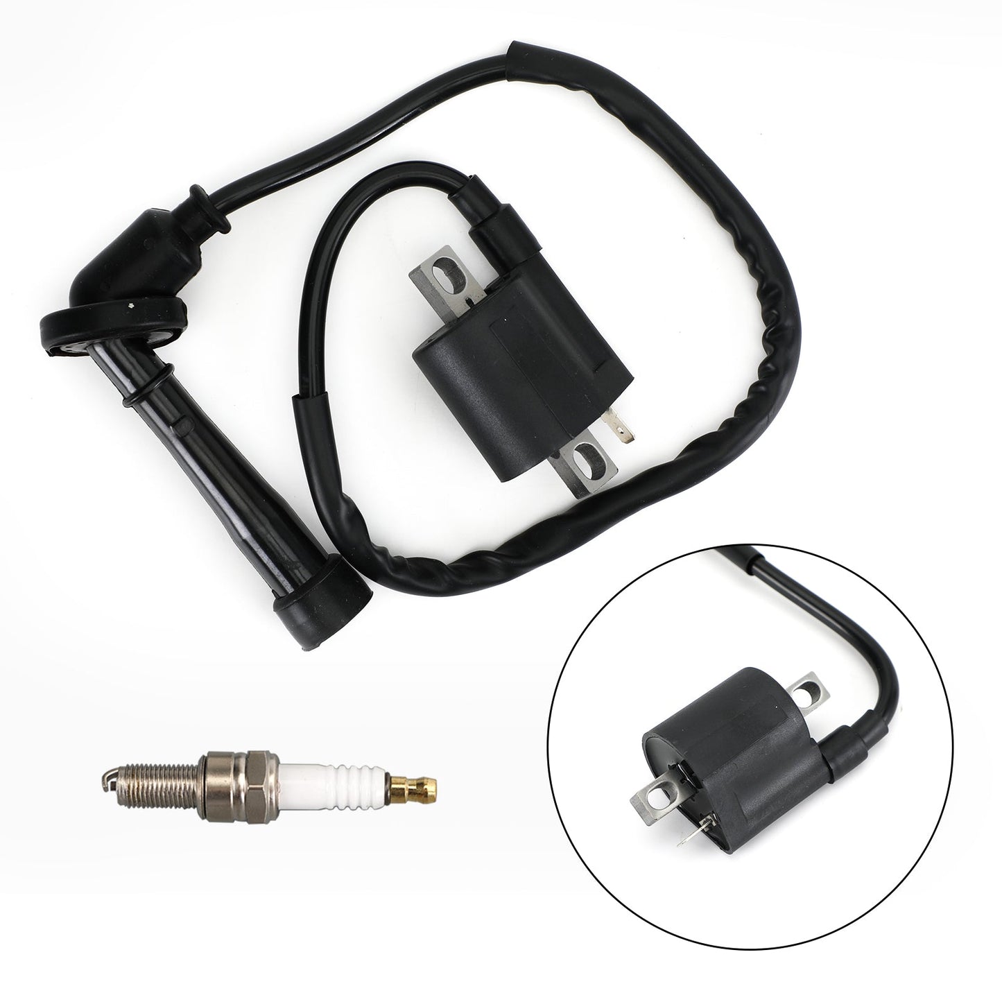 Bobina di accensione Candela adatta per Suzuki LTZ400 LT-Z 400 Quadsport 33410-09F00 Generico