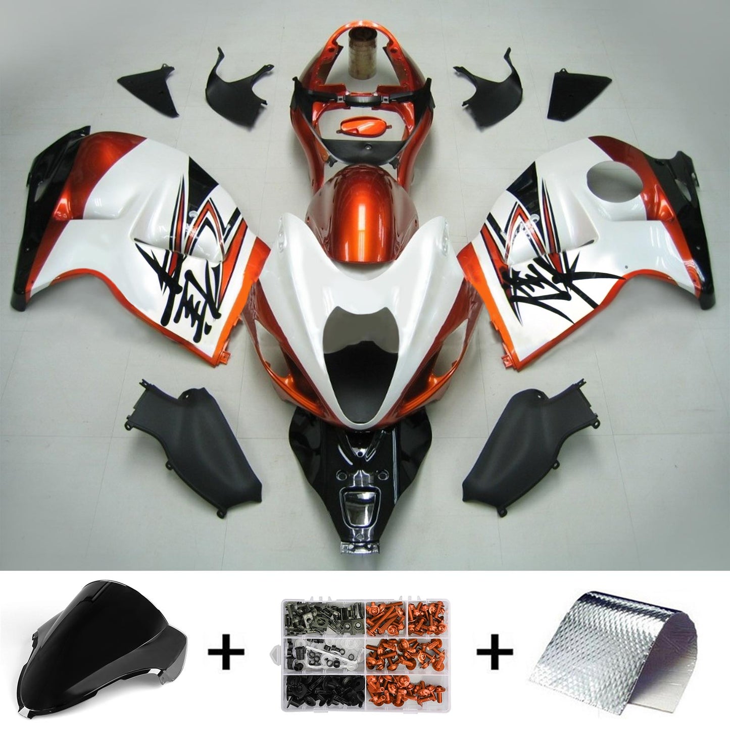 Suzuki Hayabusa GSXR1300 1999-2007 Kit Carenatura Carrozzeria Plastica ABS