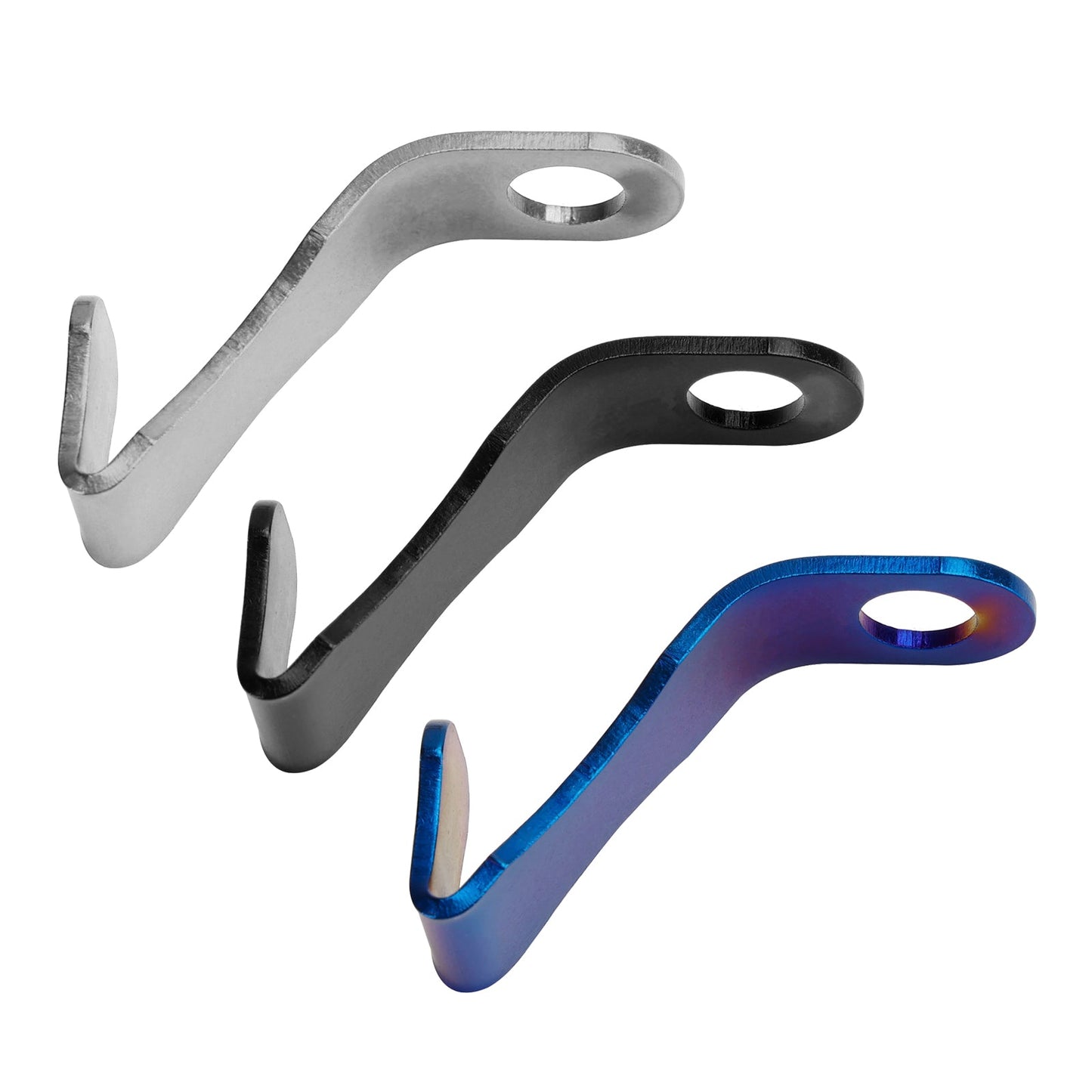 Accessori per portaoggetti per gancio per gancio per casco Universale adatto per moto Argento
