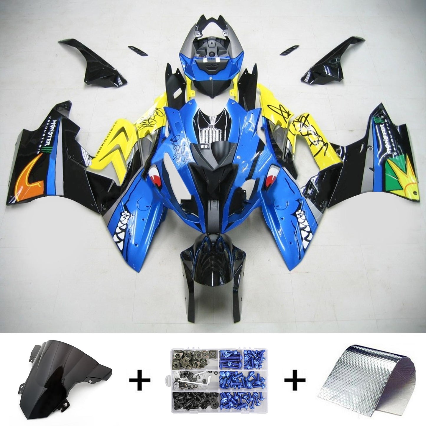 Kit Carena Per BMW S1000RR 2017-2018 Carrozzeria Plastica ABS Generico
