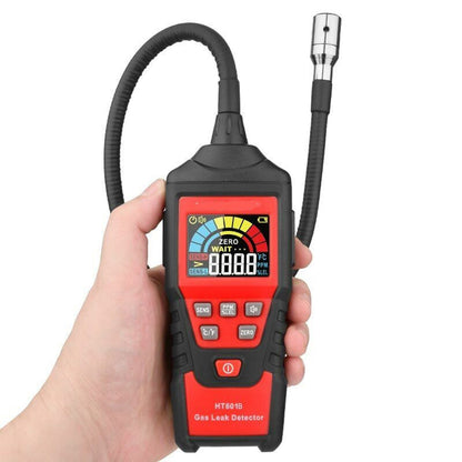 Rilevatore di fughe di gas Rilevatore di gas combustibile portatile Tester LCD Perdite visive