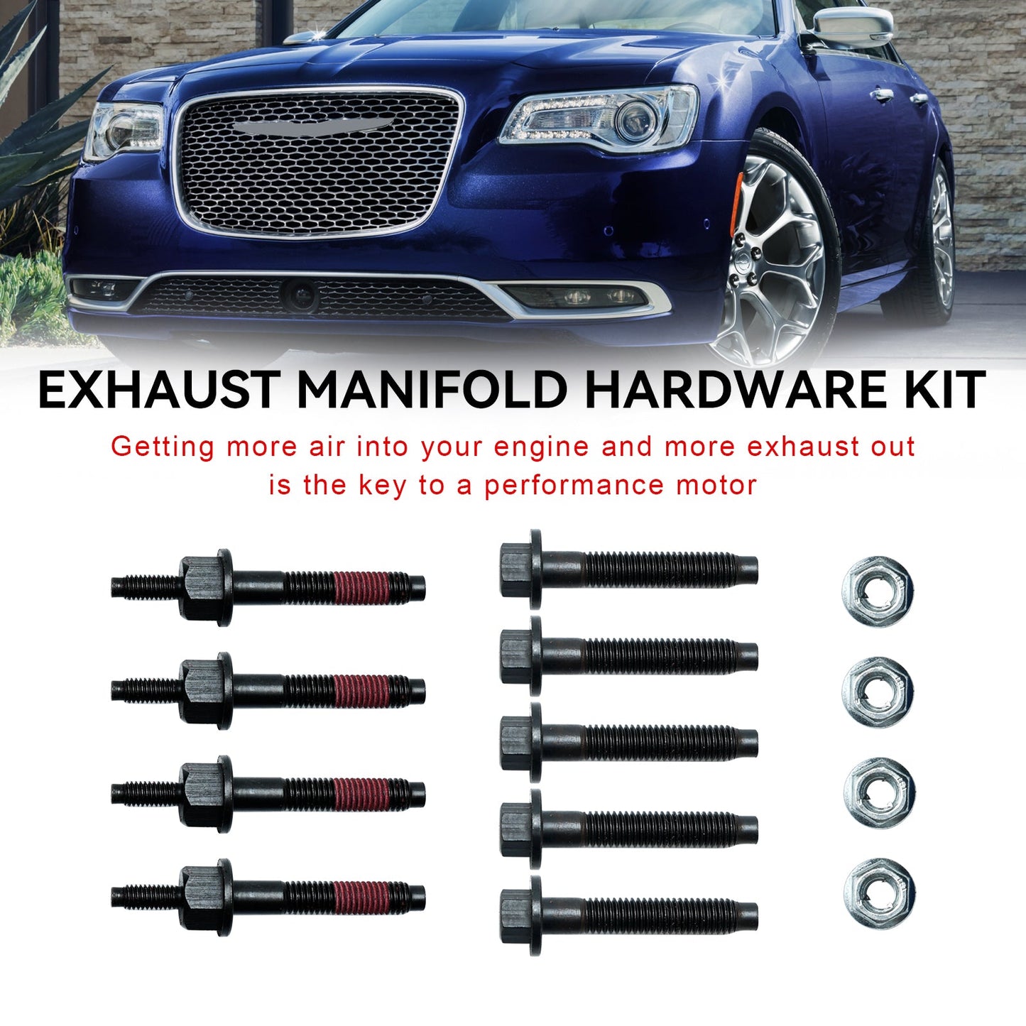 Kit hardware collettore di scarico 03309 per Dorman per Ram per Dodge per Jeep