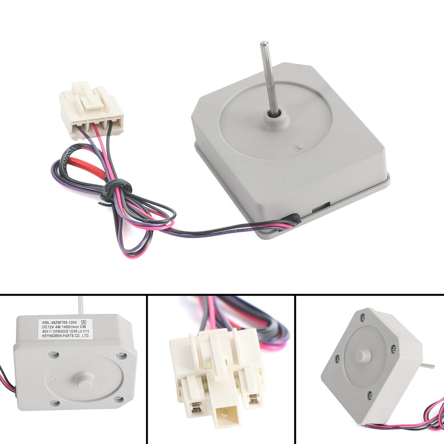 Motore del ventilatore rotativo inverso del frigorifero CC 12V per Hisense KBL-48ZWT05-1204B