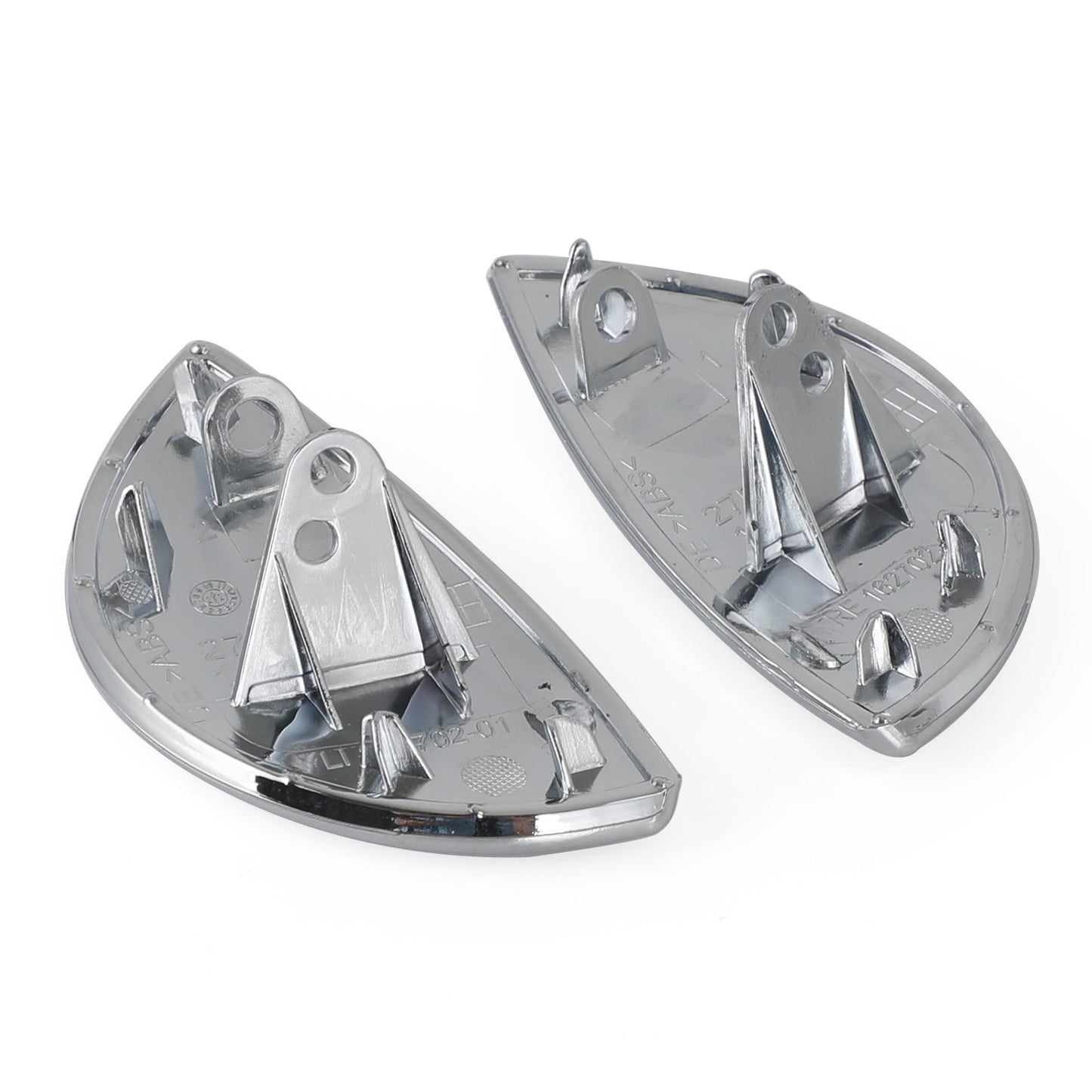Chrome Left + Right Headlight Washer Cover 61672752559/60 Per Mini Cooper 08-2014 Generico
