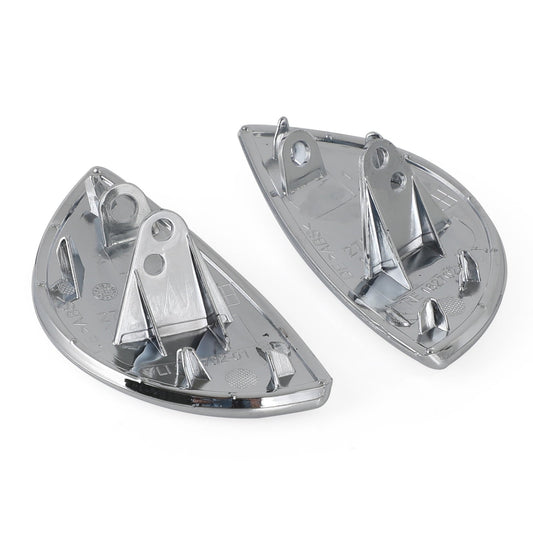 Chrome Left + Right Headlight Washer Cover 61672752559/60 Per Mini Cooper 08-2014 Generico