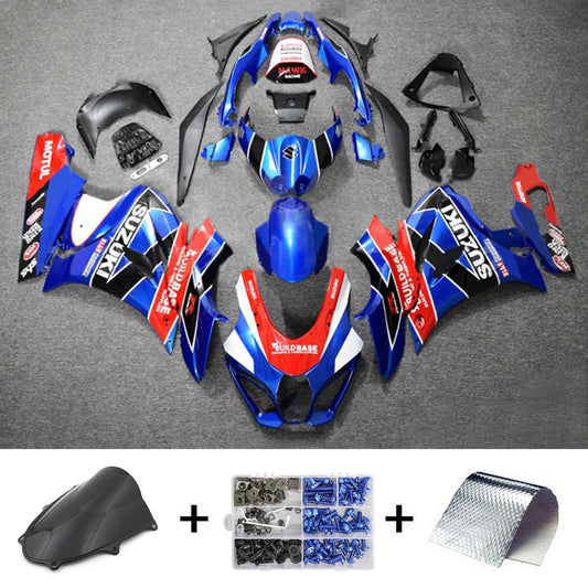 Amotopart Suzuki GSXR1000 2017-2023 K17 Kit carena Carrozzeria Plastica ABS