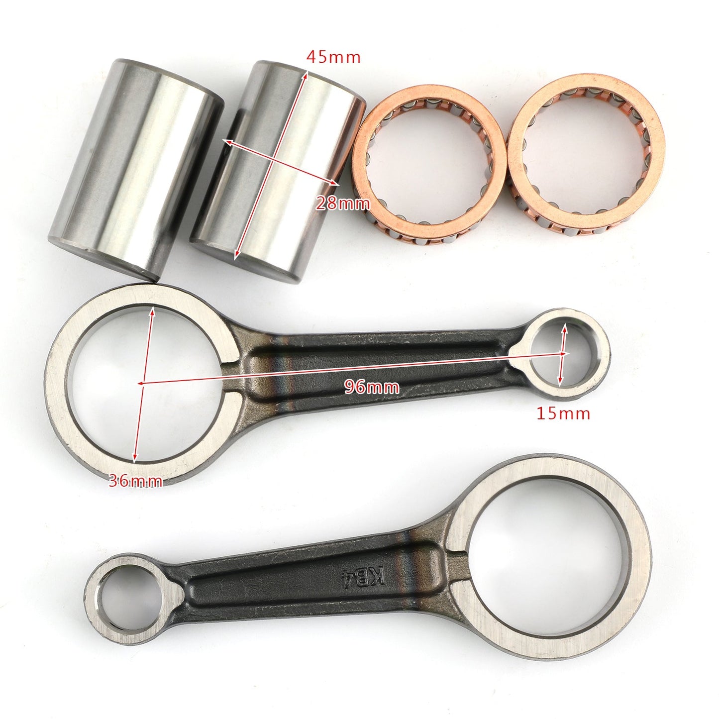 Kit manovella bielle 2PCS per Honda CMX 250 CA 250 CM 250 CB 250 Two Fifty generico
