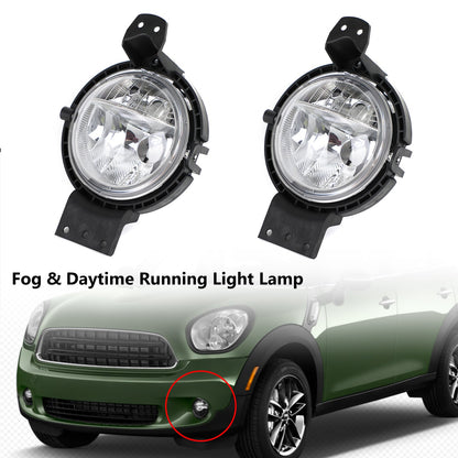 L&amp;R fendinebbia luce di marcia diurna per BMW Mini Countryman R60 2010-2016 generico