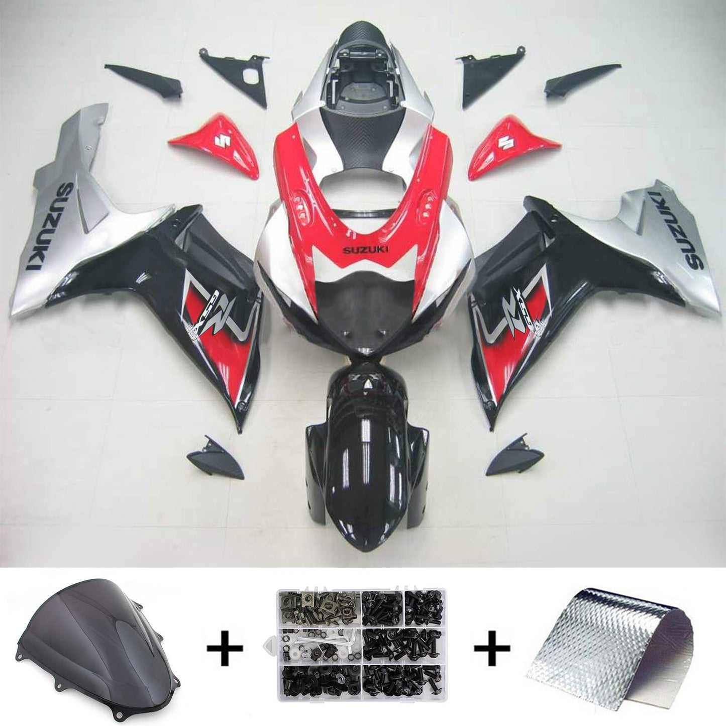 Suzuki GSXR 600/750 2011-2022 Kit carena K11 Carrozzeria Plastica ABS