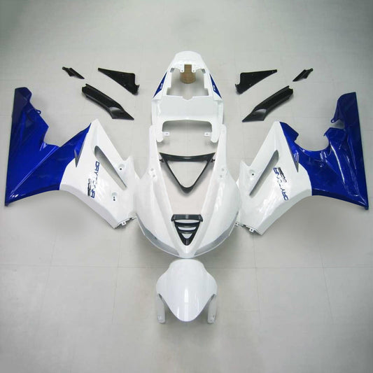 Amotopart Triumph 2009-2012 Daytona 675 kit di carenatura blu bianca