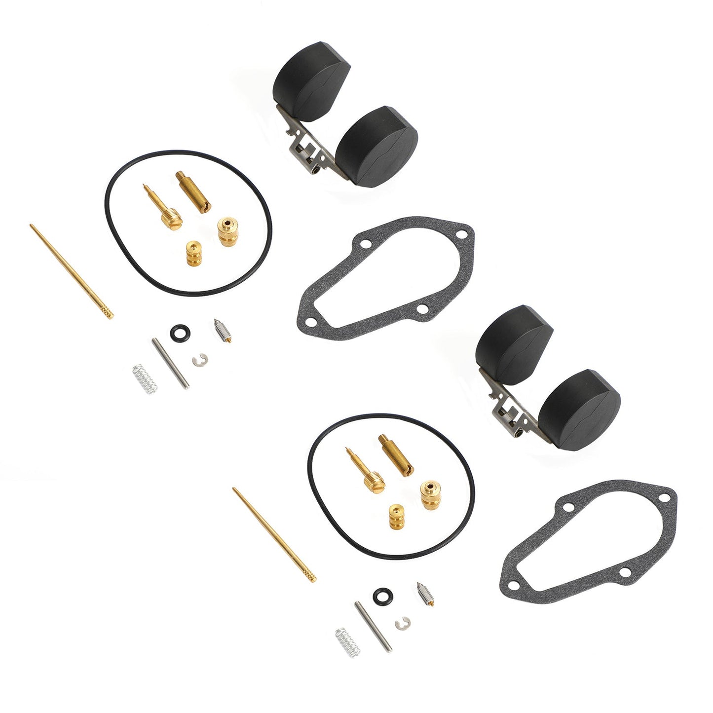 Kit di riparazione carburatore carburatore 2X adatto per Honda XL250 Motosport 250 1972-1975 Generico