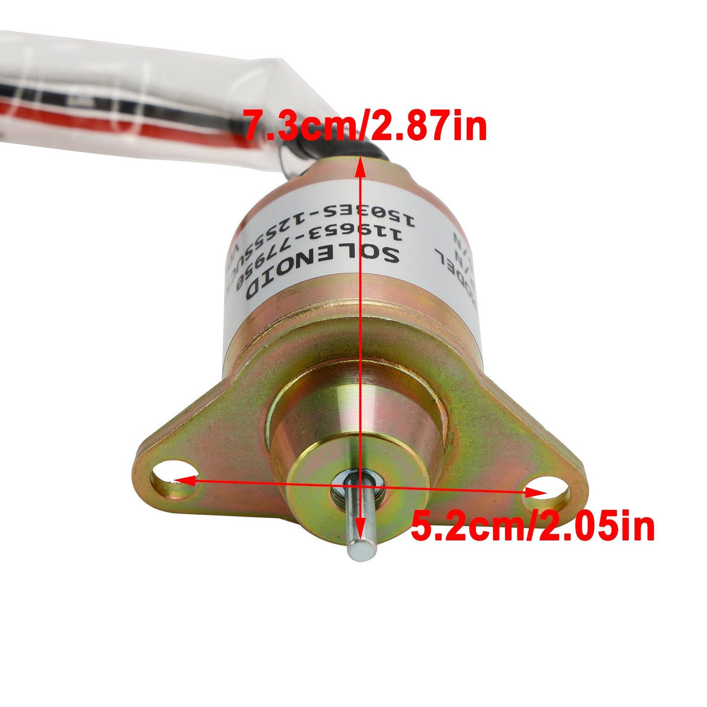Elettrovalvola di intercettazione carburante adatta per Yanmar 1503ES-12S5SUC5S 119653-77950