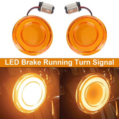 1157 Indicatore di direzione del freno a LED per Touring Street Glide Electra Glide Generico