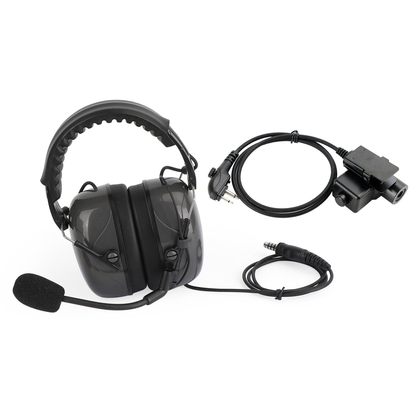 C5 Cuffia regolabile con cancellazione del rumore a 6 pin U94 PTT per HYT TD500 TD510 TD520