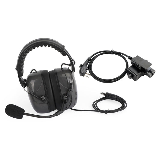 C5 Cuffia regolabile con cancellazione del rumore a 6 pin U94 PTT per HYT TD500 TD510 TD520