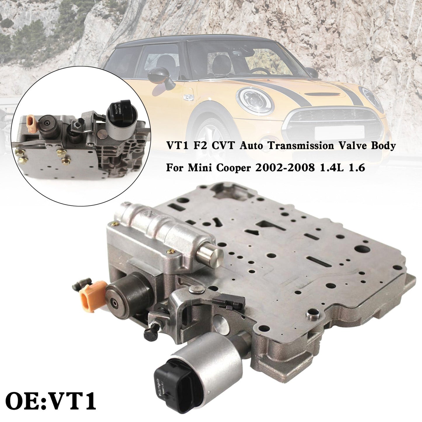 Corpo valvola trasmissione automatica Mini Cooper 2002-2008 1.4L 1.6 VT1 F2 CVT