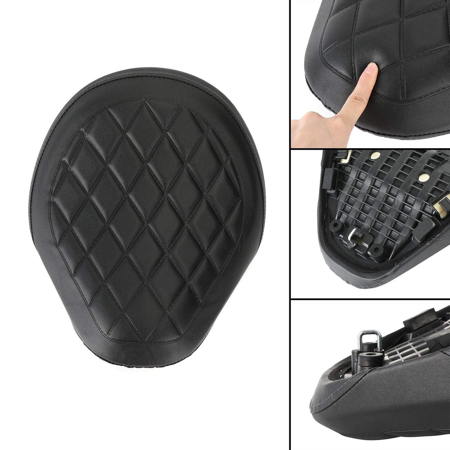 Completo Cuscino Pilota Sedile Passeggero Adatto Per Honda Cm1100 Cmx1100 21-22 Marrone Generico