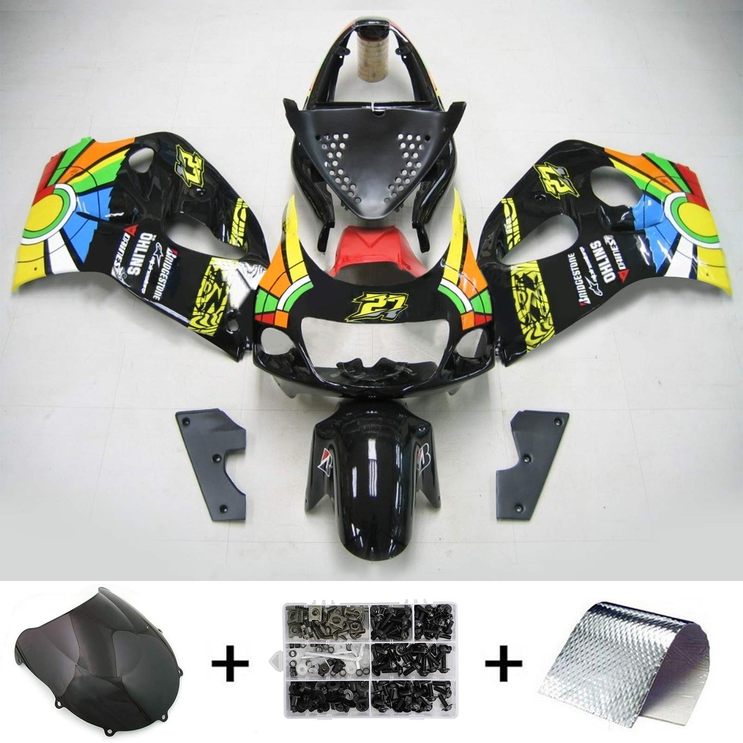 Suzuki GSXR 600/750 1996-2000 Kit Carena Carrozzeria Plastica ABS