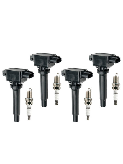 2012-2020 Mazda 3 2.0L L4 4x Bobine di accensione+Candele UF656